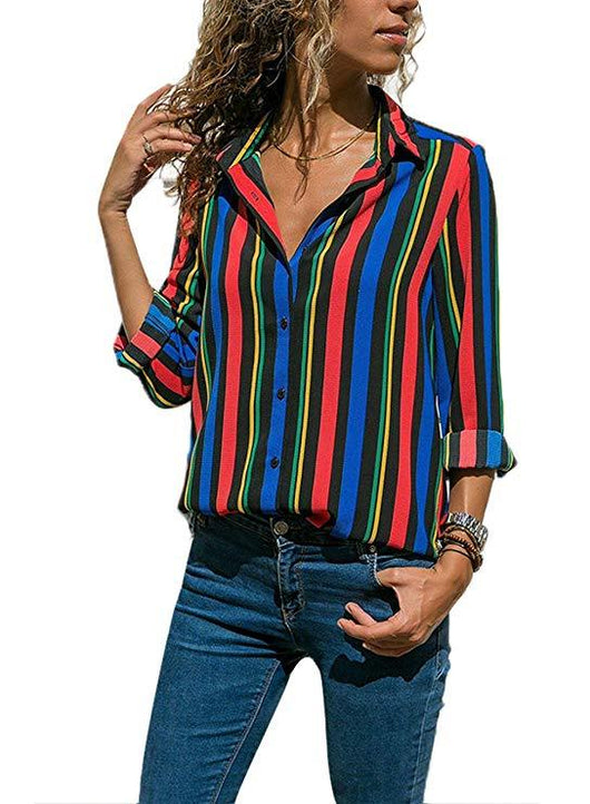Womens Long Casual Blouses Tops